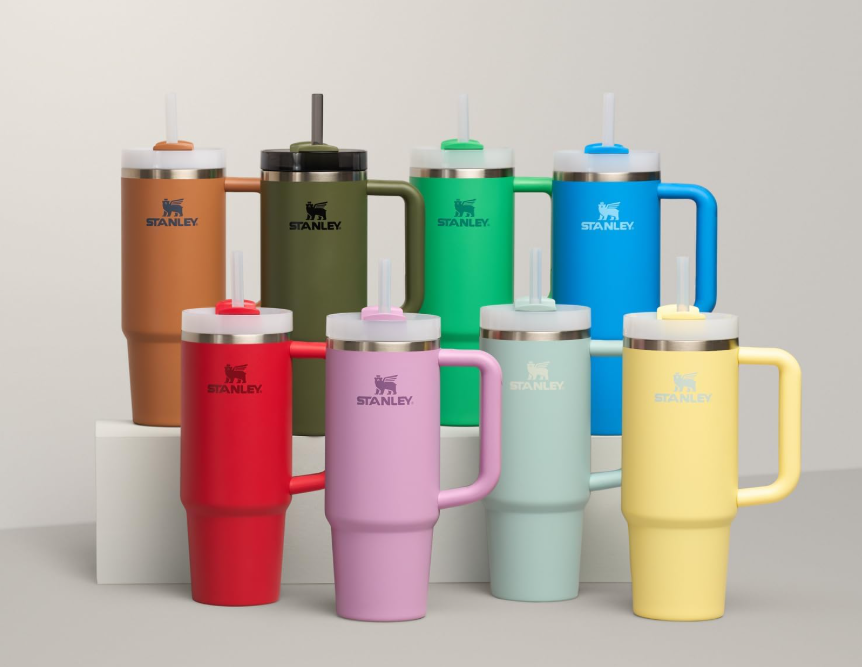 STANLEY Quencher H2.0 Tumbler with Handle and Straw | Flowstate 3-Position Lid | Cup Holder Compatible for Travel | Insulated Stainless Steel Cup | BPA-Free
